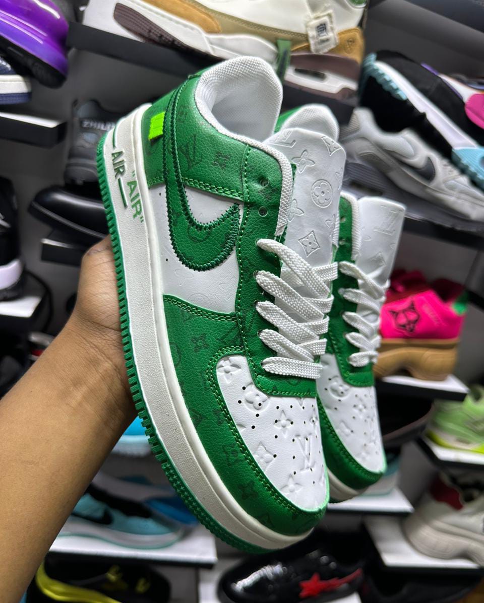 Nike Airforce 1 Luis Vuitton Comfortable Low Cut High Quality Unisex Breathable Sneakers Shoes