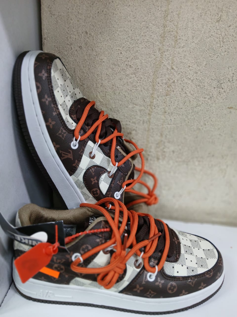 Nike Airforce 1 Luis Vuitton Comfortable Low Cut High Quality Unisex Breathable Sneakers Shoes