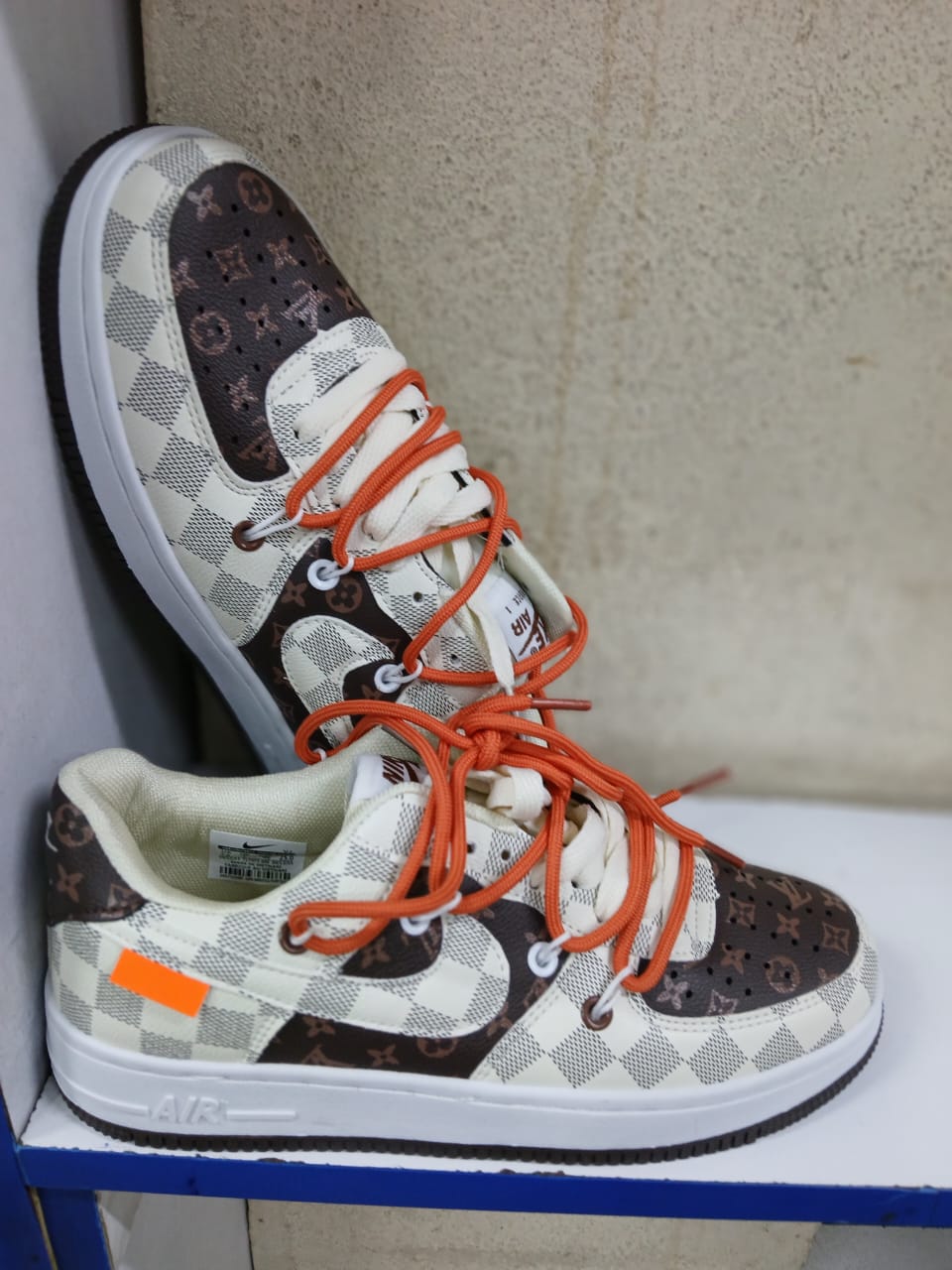 Nike Airforce 1 Luis Vuitton Comfortable Low Cut High Quality Unisex Breathable Sneakers Shoes