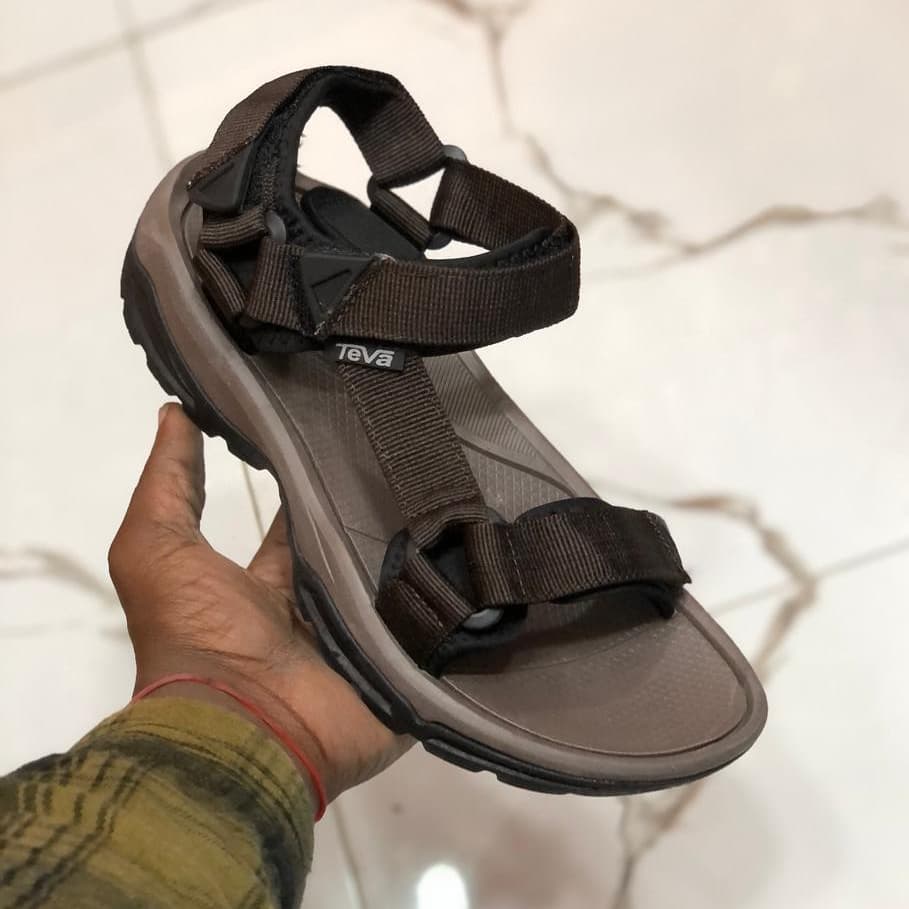 High Quality Teva Leather men's Teva leather open shoes/sandals
