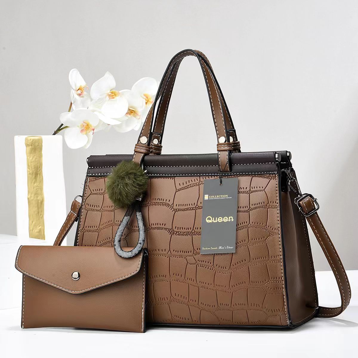 New Fashion Women Handbag Small Square Bag Crossbody Bag Flap Zipper Square Ladies Bag Women Bag Holiday Gift