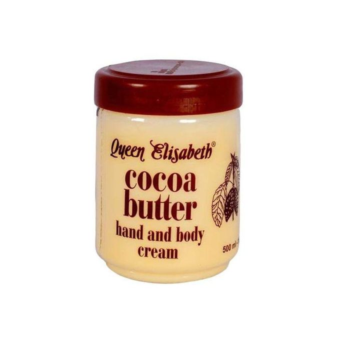 Queen Elizabeth Cocoa Butter Hand And Body Cream-Large Size-500ml