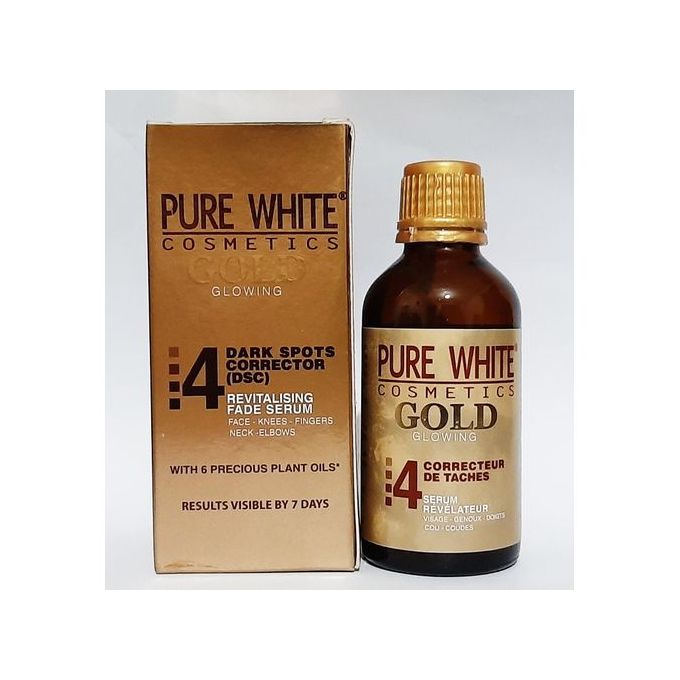Pure White Gold Dark Spot Corrector Revitalising Fade Serum