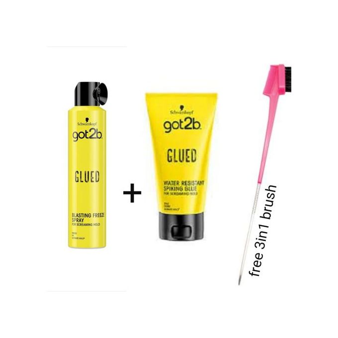 Got2B Blasting Freeze Spray + Glued Water Resistant Spiking Glue