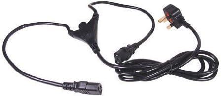 Cablestar Y Splitter Mains Kettle Twin Power Lead PC & Monitor
