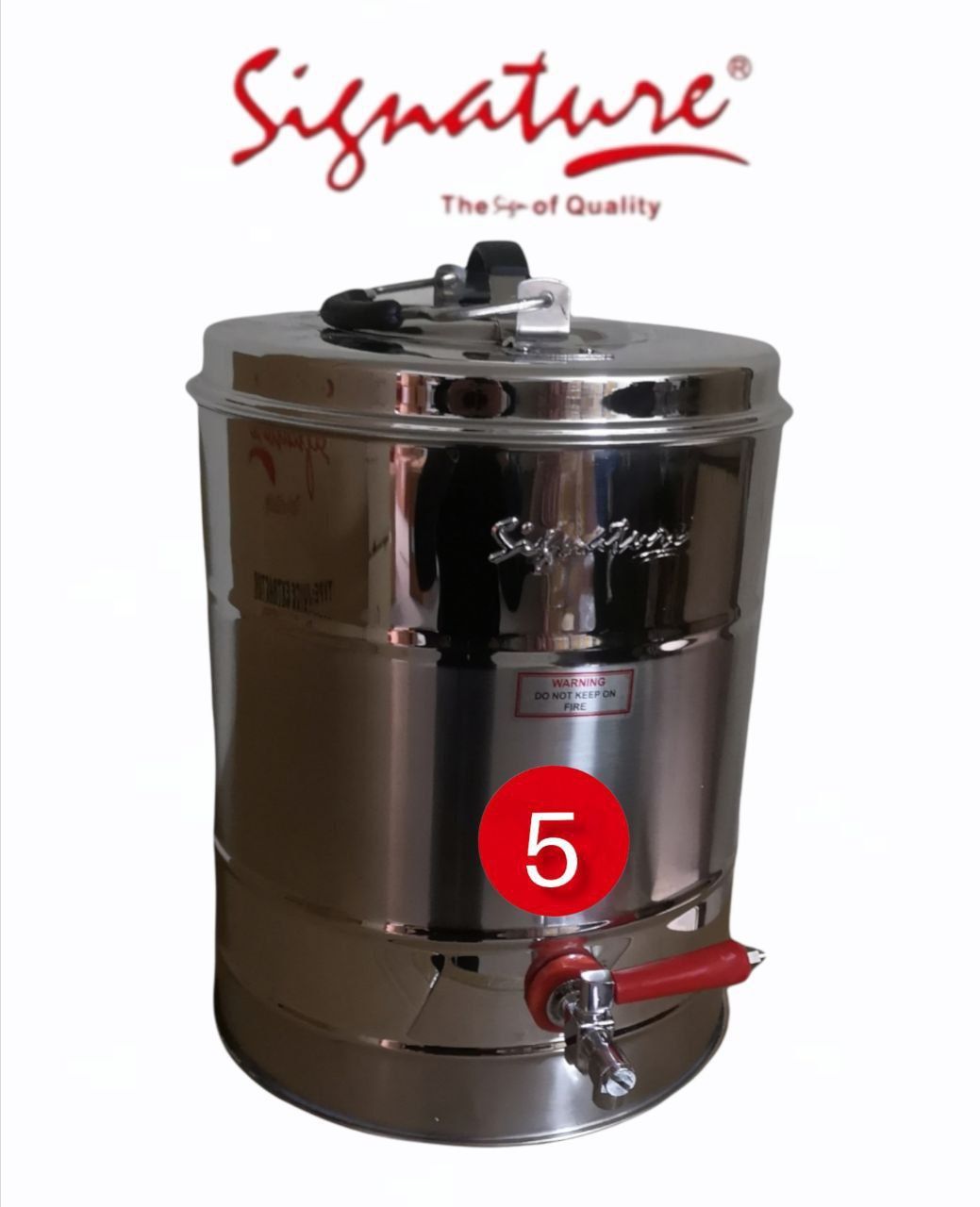 Signature Double Wall Insulated Stainless Steel Tea Urn