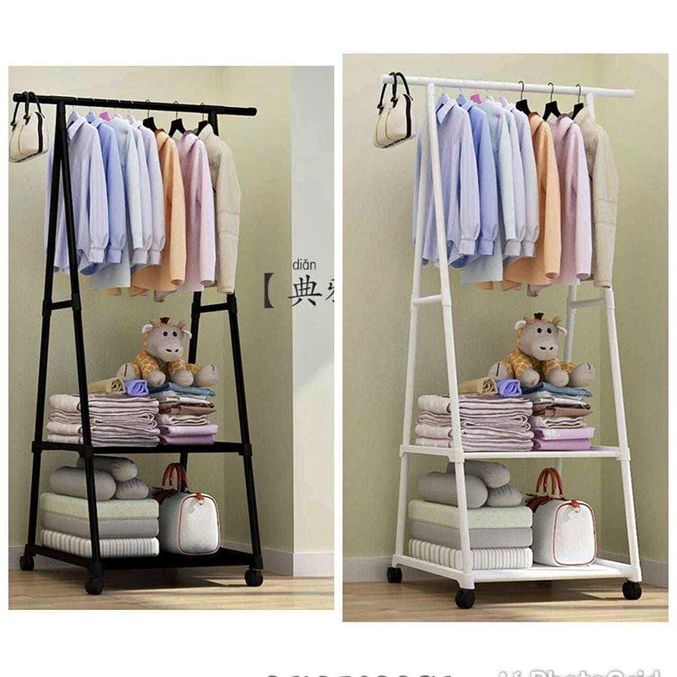 Clothes Hanger L Organizer Display Rack Garment.- Good combination of clothing rack and shoe rack. This portable garment laundry rack is definitely a great choice for homes and offices