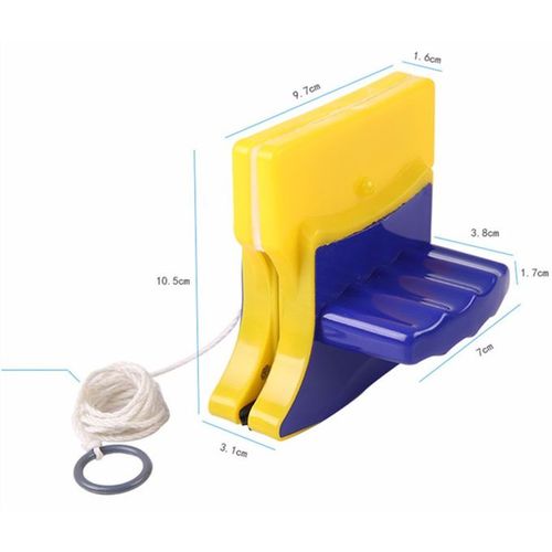 Magnetic window glass cleaner handheld double sided wiper surface tall building cleaning tool.