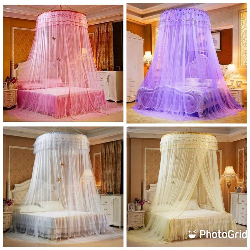 Round Double Decker Mosquito Net  durable, easy to assemble and comfortable.