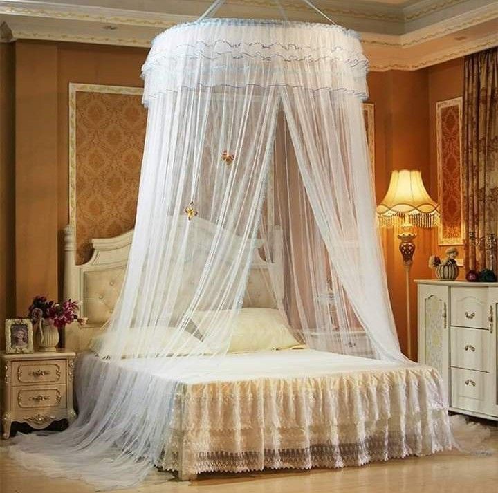 Round Double Decker Mosquito Net  durable, easy to assemble and comfortable.