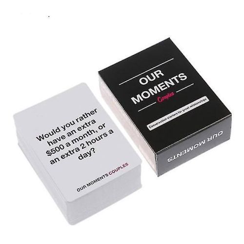 Our Moments Couples Card Game Conversation Starters For Great Relationships