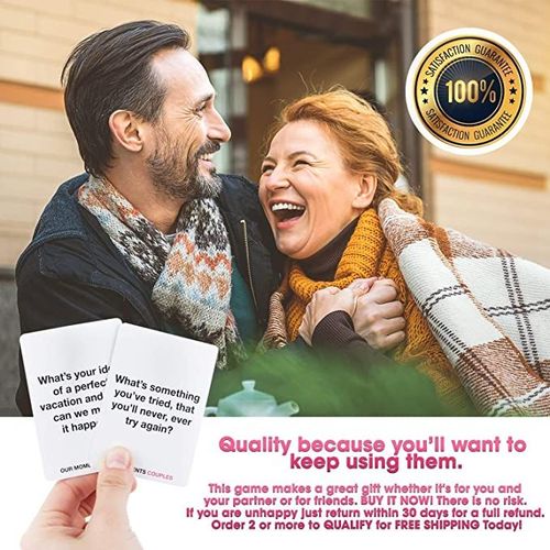 Our Moments Couples Card Game Conversation Starters For Great Relationships