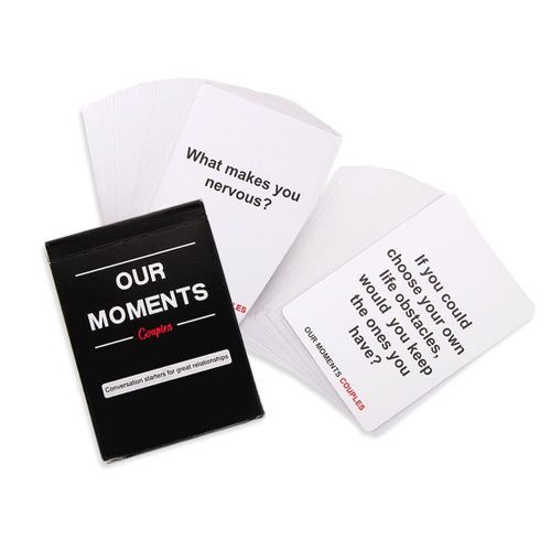 Our Moments Couples Card Game Conversation Starters For Great Relationships