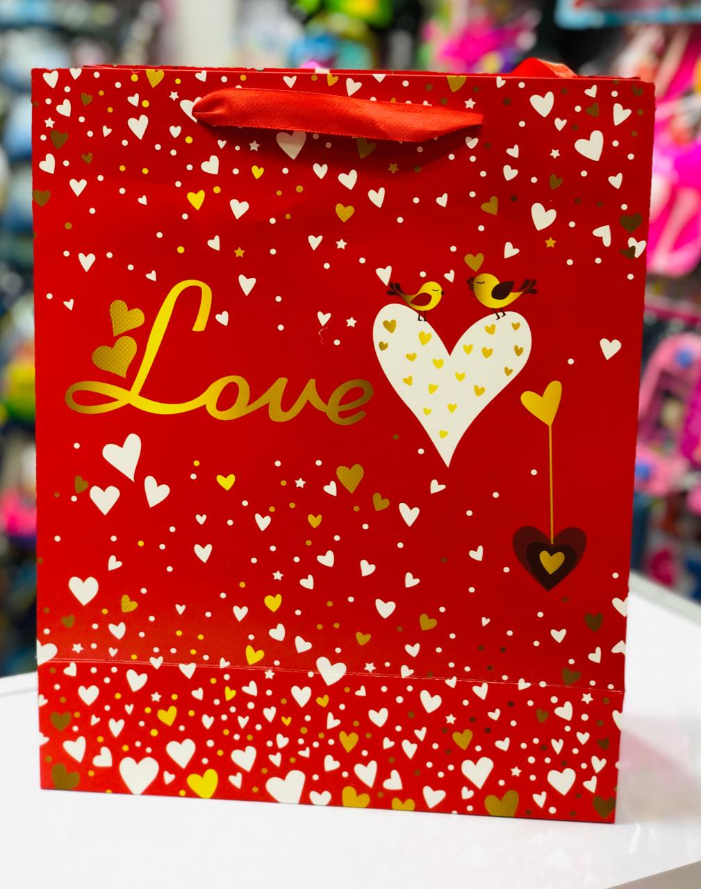 Valentines  theme Gift bags These rope-handle Gifts Bags are an excellent packaging option & convenient style suitable for all kinds of gifts.