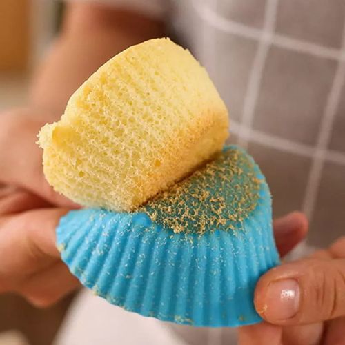 12 Pieces Silicon Queen Cake Molds, Re-usable & Durable
