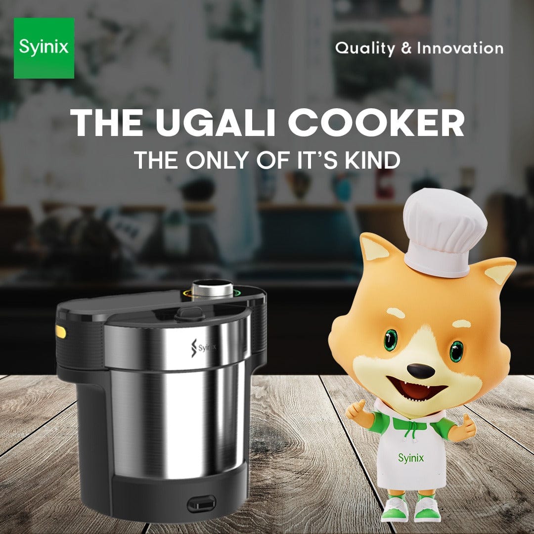 Syinix Ugali Cooker;

Easy disassembly design shortens the cleaning time shortens the cleaning time