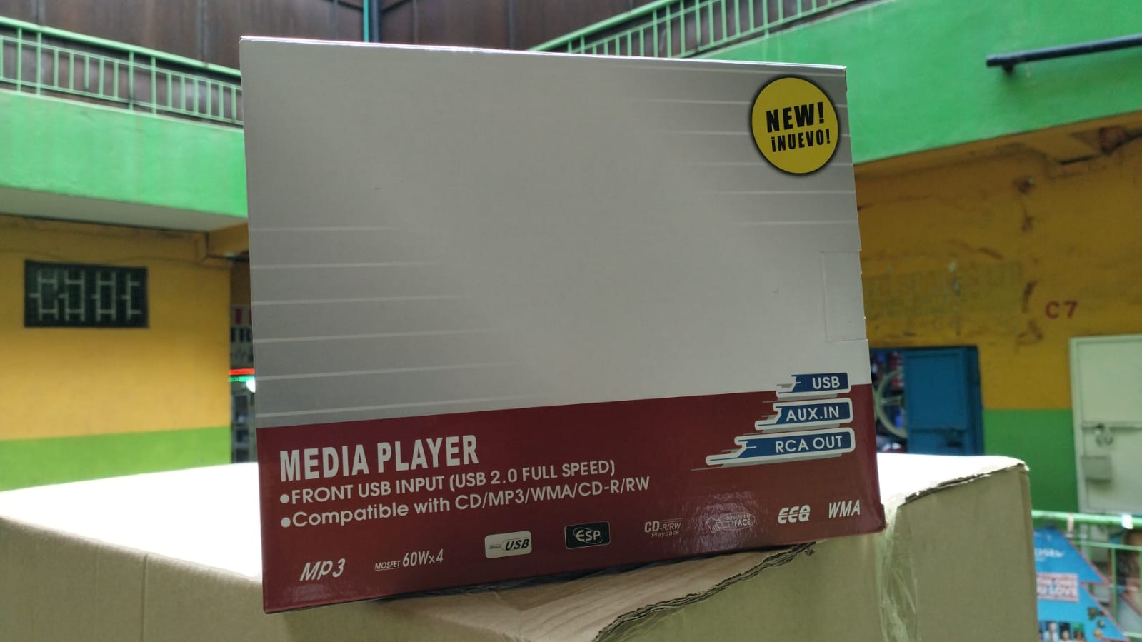 Pioneer media player with a front USB input (USB 3.0 full speed compatible with dvd/VCD/CD/MP4 /MP3 quality and durability matches what pioneer offers