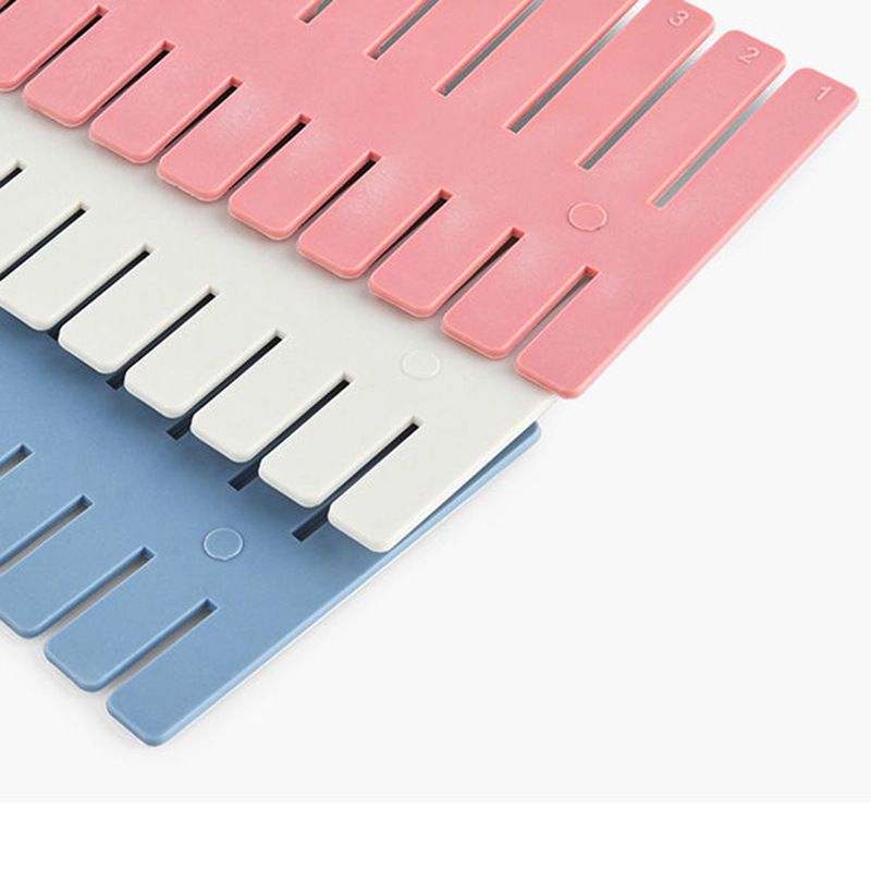 Drawer Partition Partition Office Dormitory Partition Plaid Plastic Socks Storage Cabinet Organize Partition Artifact