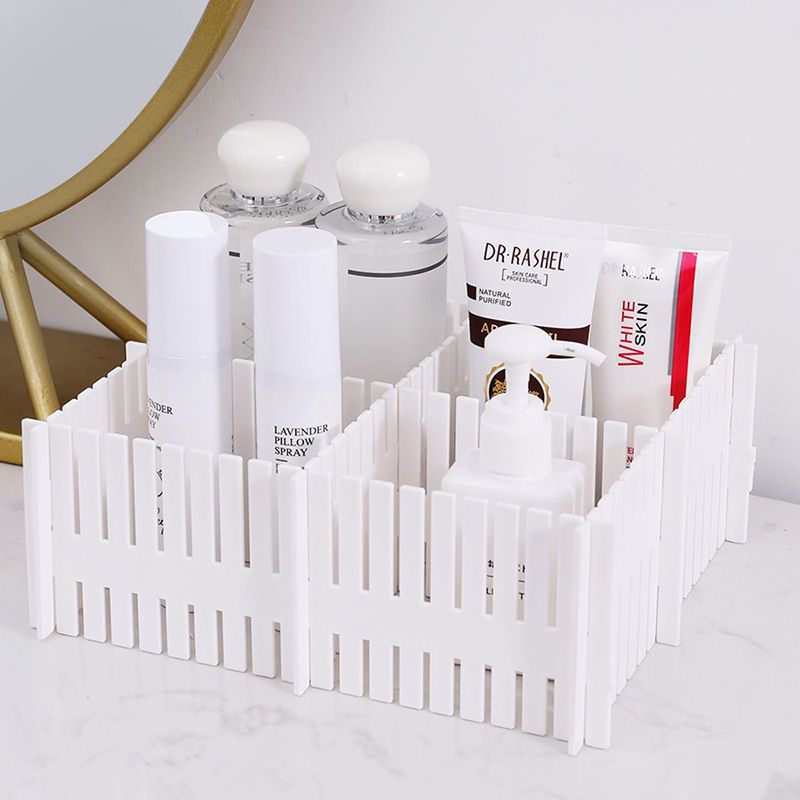 Drawer Partition Partition Office Dormitory Partition Plaid Plastic Socks Storage Cabinet Organize Partition Artifact