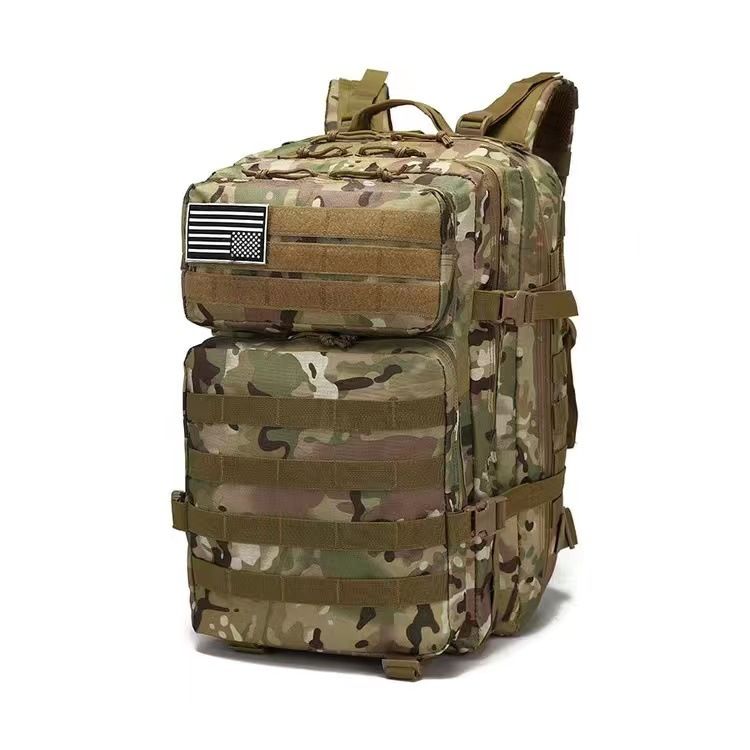 Outdoor 3P Attack Tactical Backpack Multi-function Large Capacity Camouflage Outdoor Camping Waterproof Sports Mountaineering Backpack