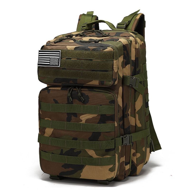 Outdoor 3P Attack Tactical Backpack Multi-function Large Capacity Camouflage Outdoor Camping Waterproof Sports Mountaineering Backpack