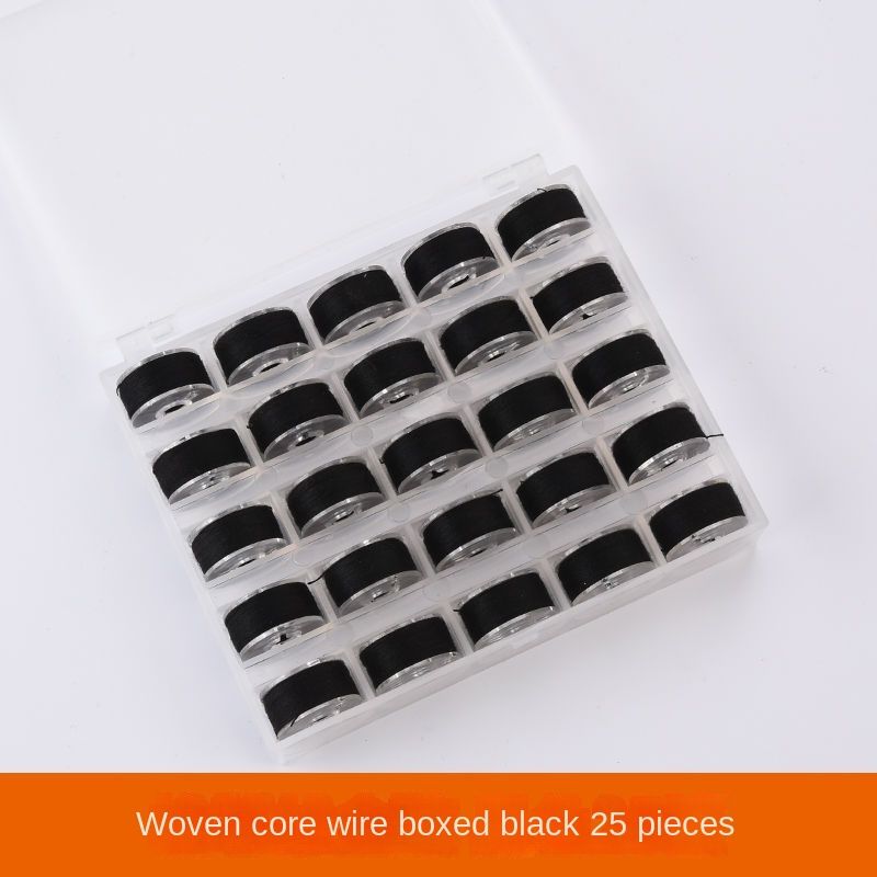 Sewing Machine Thread Sewing Thread Purple Household Sewing Thread Multicolor Color Small Roll Flat Car Bottom Line Vintage Shuttle Core Storage