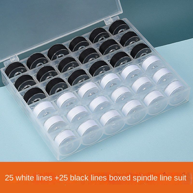 Sewing Machine Thread Sewing Thread Purple Household Sewing Thread Multicolor Color Small Roll Flat Car Bottom Line Vintage Shuttle Core Storage