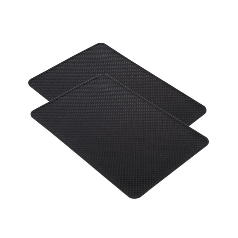 2pcs/set Car Anti-slip Pad PVC Mobile Phone Sunglasses Key Non-Slip Mat Car Dashboard Sticky Durable Anti-skid Holder, Auto Internal Accessories