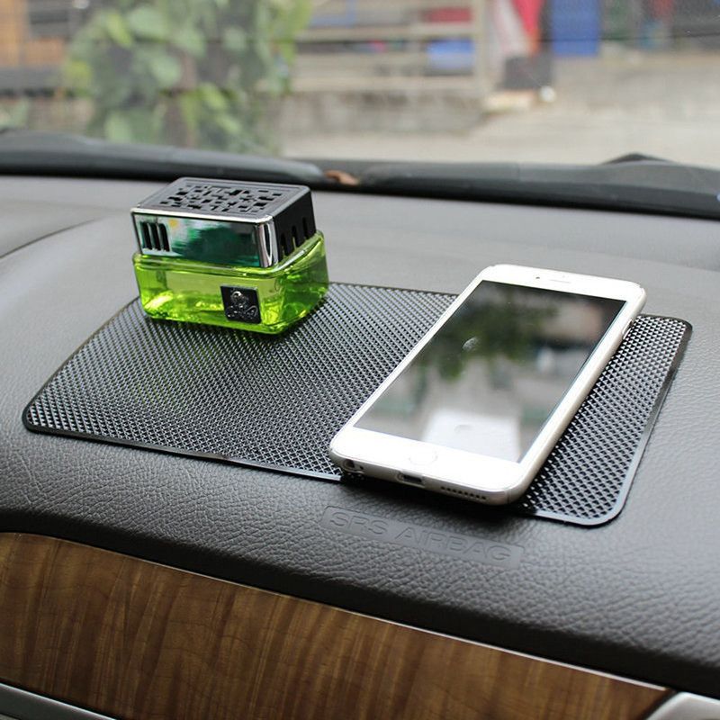 2pcs/set Car Anti-slip Pad PVC Mobile Phone Sunglasses Key Non-Slip Mat Car Dashboard Sticky Durable Anti-skid Holder, Auto Internal Accessories