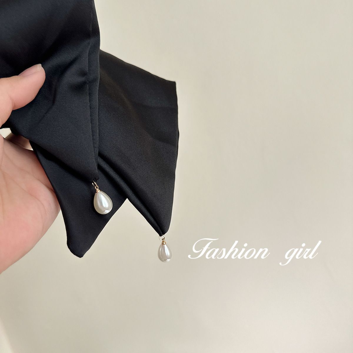 South Korea Heavy Industry Diamond Hairpin Women's Black Big Bow Hair Accessories Elegant Elegant Spring Clip Headwear