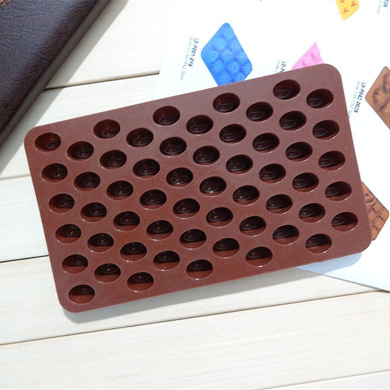 Mini Chocolate Bean Chocolate Mold Jelly Pudding Soap Mold Ice Mold Coffee Beans