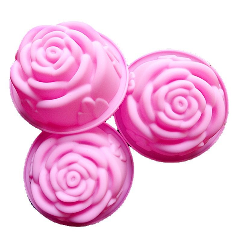 60ML Rose Jelly Pudding Cake Mafen Cup Silicone Mould Products