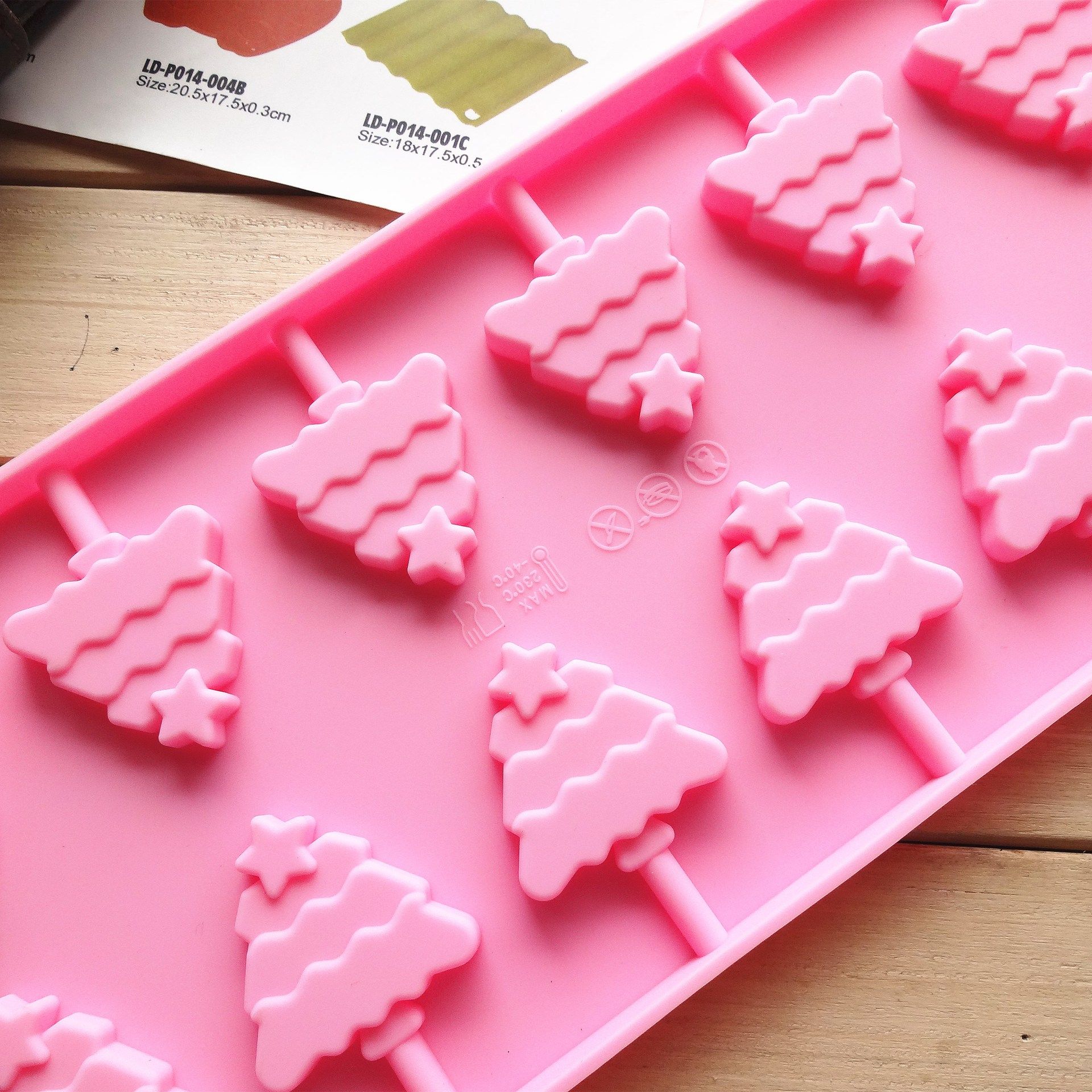 12 Lollipop Mould Cat's Claw Suit Household Silicone Cartoon Flip Candy Mould Cat's Claw Candy Tool Dripping Mould