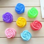 Silicone Cake Mold 5CM rose Soap Pudding Jelly Mold Chocolate Mousse Mold Ice Cube