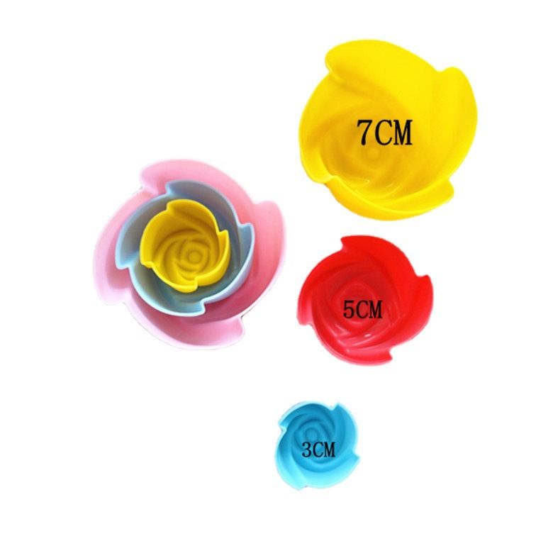 Silicone Cake Mold 5CM rose Soap Pudding Jelly Mold Chocolate Mousse Mold Ice Cube