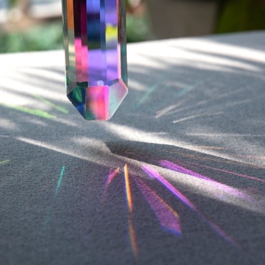 Sun Catcher Crystal Rainbow Prism Pendant Window Bedroom Magic Color Hanging Wall Decoration Wind Bell DIY Accessories