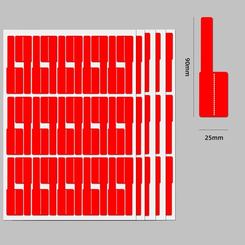 Waterproof Network Cable Label Sticker P-type Data Cable Sticker Sticker Power Line Charging Line Storage Classification