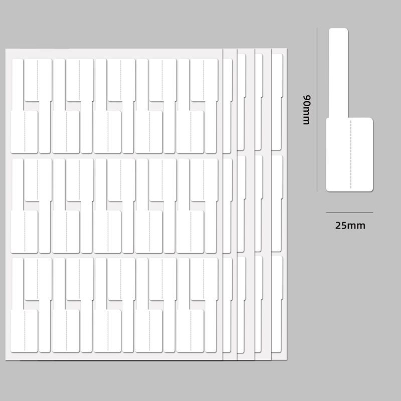 Waterproof Network Cable Label Sticker P-type Data Cable Sticker Sticker Power Line Charging Line Storage Classification