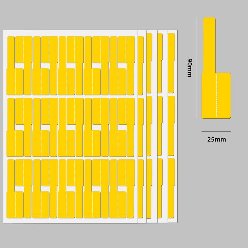 Waterproof Network Cable Label Sticker P-type Data Cable Sticker Sticker Power Line Charging Line Storage Classification