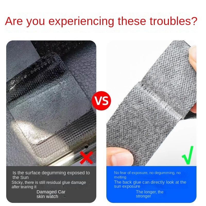 Velcro Tearable Foot Pad Fixed High Adhesive Car Special Strong Adhesive Screen Window Door Curtain Self-adhesive Buckle