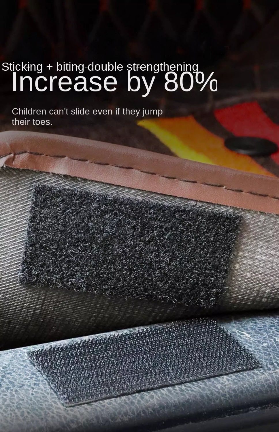 Velcro Tearable Foot Pad Fixed High Adhesive Car Special Strong Adhesive Screen Window Door Curtain Self-adhesive Buckle