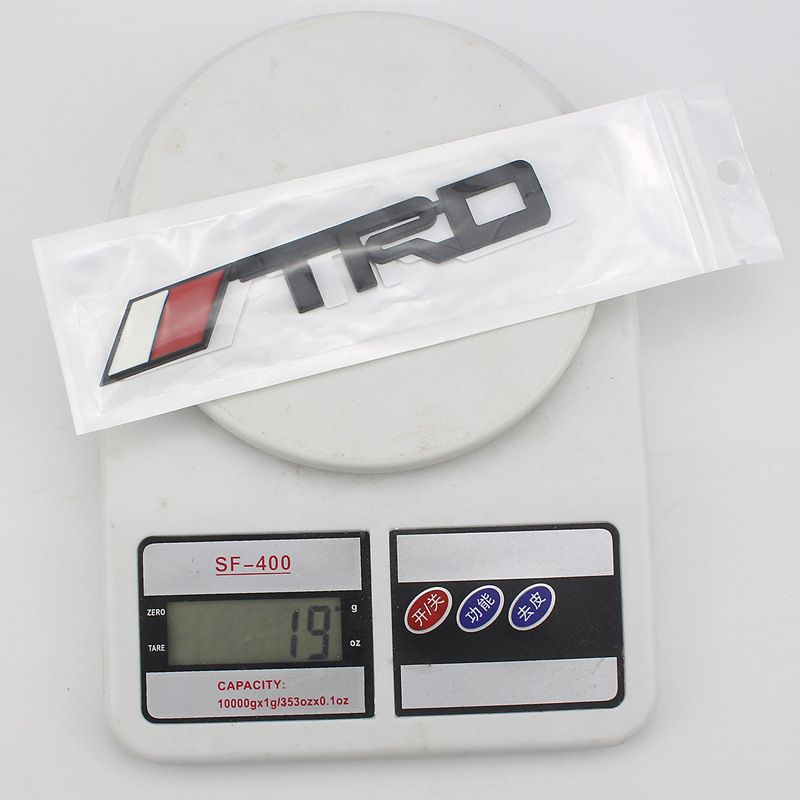 TRD Metal Labeling Car Modified Car Logo 3D Three-dimensional Car Sticker Body Small Sticker Metal Labeling