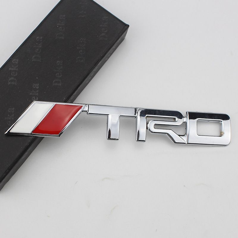 TRD Metal Labeling Car Modified Car Logo 3D Three-dimensional Car Sticker Body Small Sticker Metal Labeling