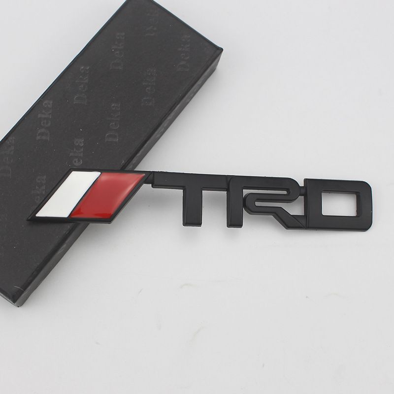 TRD Metal Labeling Car Modified Car Logo 3D Three-dimensional Car Sticker Body Small Sticker Metal Labeling