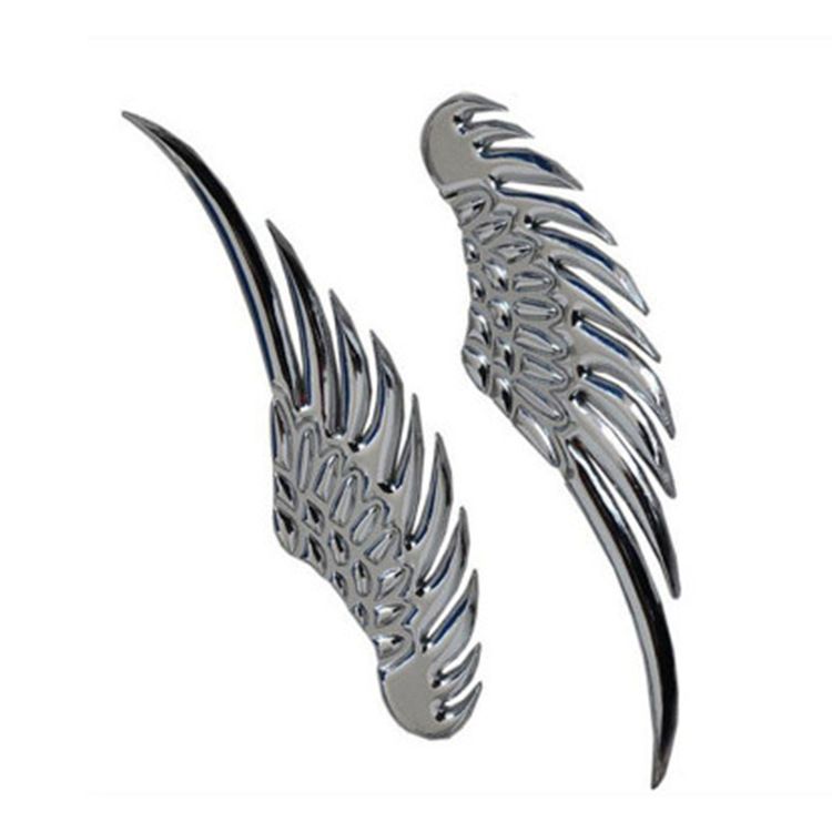 Angel Wings Eagle Wings Pure Metal Car Tail Label Car Label Modification Personality Decorative 3D Sticker