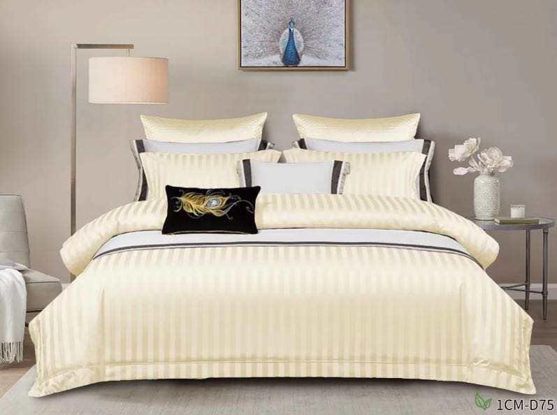 VALENTINE SPECIAL OFFER;Luxury Coton Stripped Duvet Cover