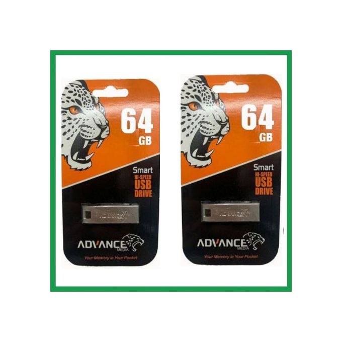 REDUCED PRICE Advance Metallic Flash Disk 64GB // 64 GB USB For Digital HD Smart TV ,Laptop, Desktop and bluetooth radios