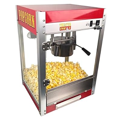 THE ORIGINAL Commercial Popcorn Maker Machine.Non stick surfaceDetachable plate for easy washingQuartz tube heating ElementNon-slip rubber feetOverheat safety protection