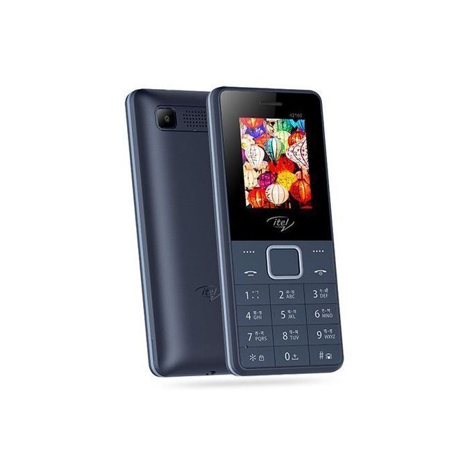 Itel It 2160, 1.77'' Blue, KABAMBE PHONE Fm Radio,(Mpesa Phone),Dual Sim.MicroSD External Memory slot