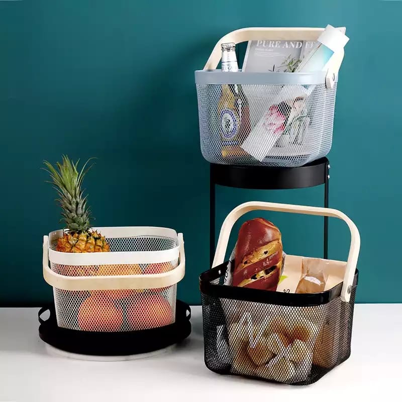 Portable storage basket Premium Material: Made of high quality plastic, BPA free, durable and sturdy, lightweight and easy to clean, just wipe clean with damp cloth. Do not place in dishwasher
Ventila